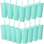 Honeydak 15 Pack Tumbler with Straw and Lid Bulk Cups by Honeydak