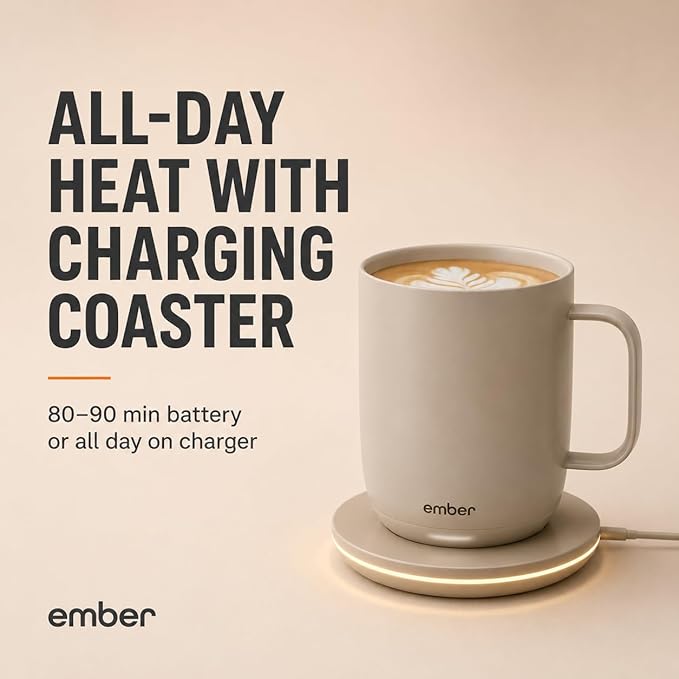 Ember Temperature Control Smart Mug 2, 14 Oz, App-Controlled Heated Coffee Mug - Image 3