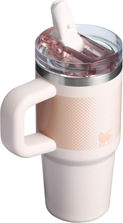 STANLEY Quencher ProTour Flipstraw Tumbler, 14 oz, Rose Quartz - Image 3