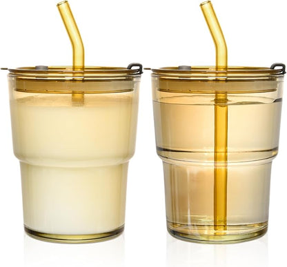 13oz Reusable Iced Coffee Tumbler by AUFXKOO