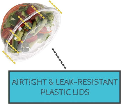 Disposable Plastic Salad Bowls - Image 6