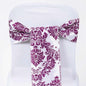 Efavormart 5pc x Damask Flocking Chair Sash by efavormart