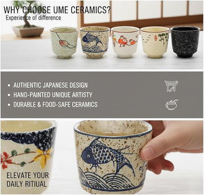 DAYUMKOU 6 Pack Japanese Tea Cup No handle - Image 6