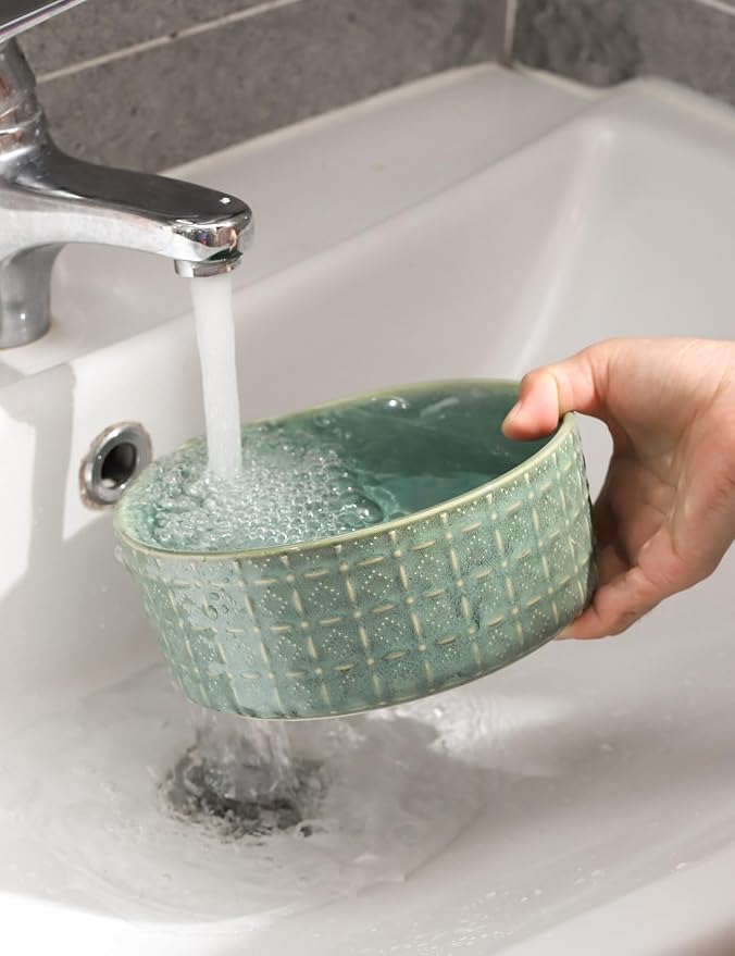 Ceramic Dog Bowl, 6.5 inch Pet Dog Food Bowl Water Bowls, Dogs Dish - Image 5