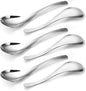 HIWARE Thick Heavy-weight Soup Spoons, High Grade Stainless Steel Soup Spoons by HIWARE