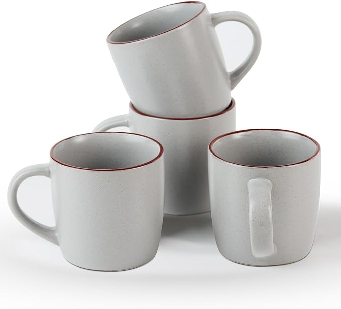 famiware Mercury Coffee Mugs 13 oz, Coffee Mugs Set of 4 by Famiware