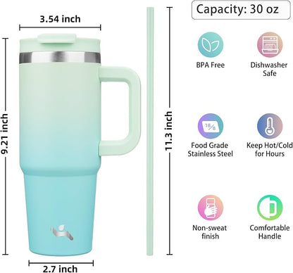Konokyo 30 oz Insulated Tumbler Water Bottle - Image 4