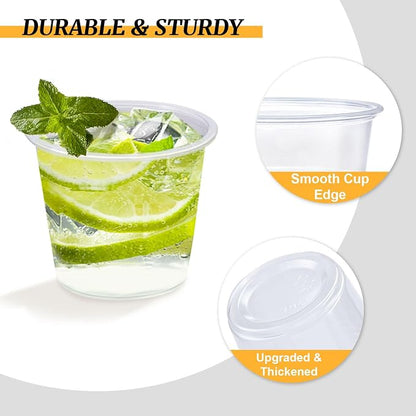 Clawsoff 1000 Pack 1 oz Plastic Cups Clear Disposable Small Medicine Cups | - Image 3