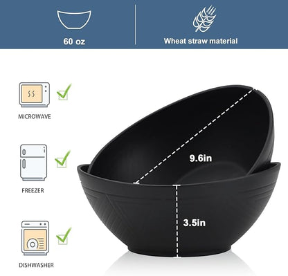 65oz Big Wheat Straw Bowls - Image 3