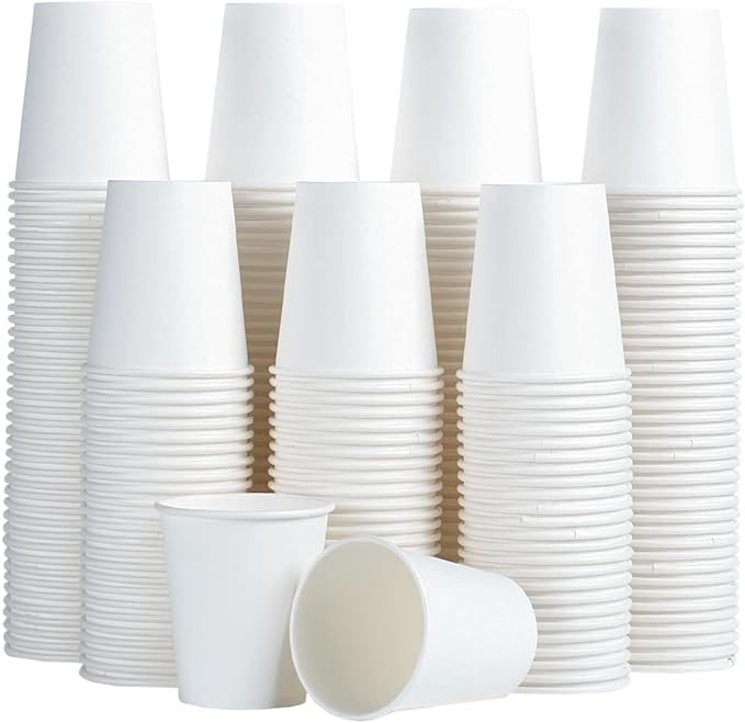 SIUQ 600 Pack 5 oz Paper Cups, Disposable Mini Bathroom Mouthwash Cups | by SIUQ