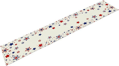 4th of July Table Runner, American Stars Patriotic Independence Day Table Runner - Image 7