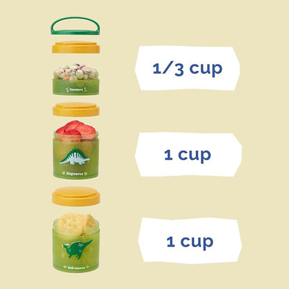 Whiskware Dinosaur Stackable Snack Containers - Image 4