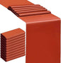 Pack of 10 Satin Terracotta Table Runners 12 x 108 Inches Table Runner by SINSSOWL