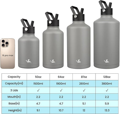 Konokyo 87 oz Insulated Stainless Steel Water Bottle Jug - Image 4