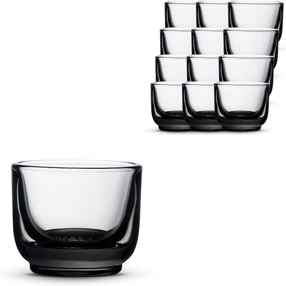 Fellow Pirch Espresso Shot Glasses 3.5 oz, Weighted Thick Glass | Demitasse Cups by Unknown