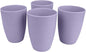 Wheat Straw Cups set of 4, Unbreakable Drinking Cup | 12 Oz Reusable Cups by Soptalles