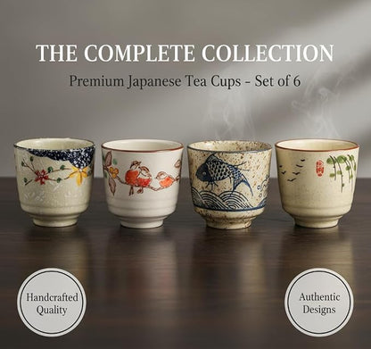 DAYUMKOU 6 Pack Japanese Tea Cup No handle - Image 7