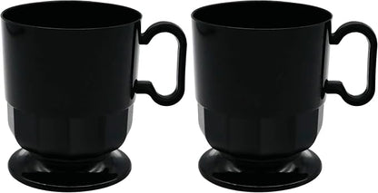 Party Essentials 8-Ounce Hard Plastic Coffee Cup/Tea Mug by PartyEssentials