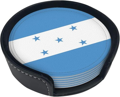 Honduras Flag Coasters for Drinks by Unknown