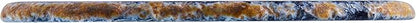 Luxury Lane Large Natural Brazilian Agate Slice Geode Rock Stone Drink Coaster with Wood Holder 4.7-5.5 inch Centerpiece Table Decoration, Black Space