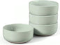 E-far Cereal Bowls Set of 4, 27oz Ceramic Deep Soup Bowls by E-far