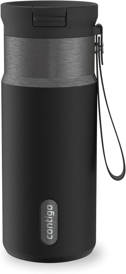 Contigo SnapSeal 16 oz Stainless Steel Vacuum-Insulated Water Bottle by Unknown