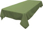 LA Linen Polyester Poplin Washable Rectangular Tablecloth, Stain and Wrinkle Resistant Table Cover 60x84, Fabric Table Cloth for Dinning, Kitchen, Party, Holiday 60 by 84-Inch, Sage Dark