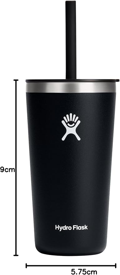 20 OZ All Around Tumbler Straw LID Black - Image 9