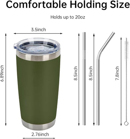 IEOVIEE 32 Pack 20oz Stainless Steel Insulated Bulk Tumblers - Image 3