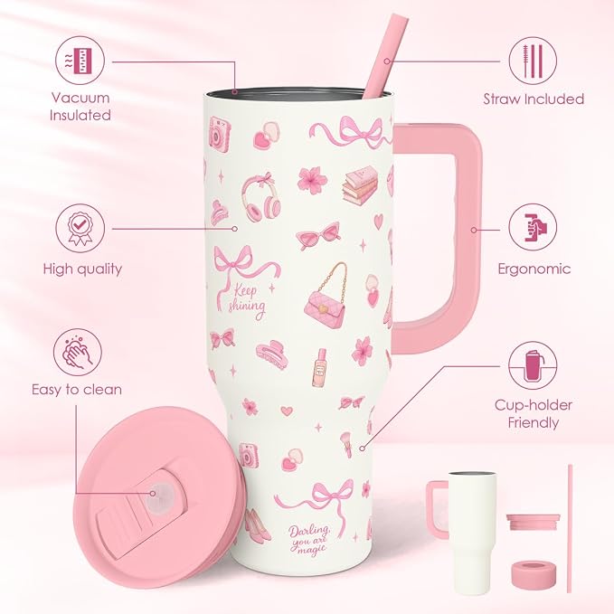SANDJEST Women's Things 40oz Tumbler - Image 2