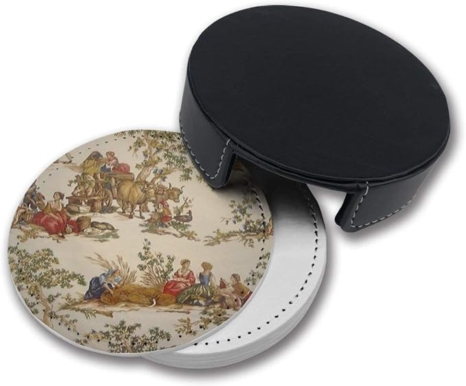 Vintage French Country Print Coasters - Image 6