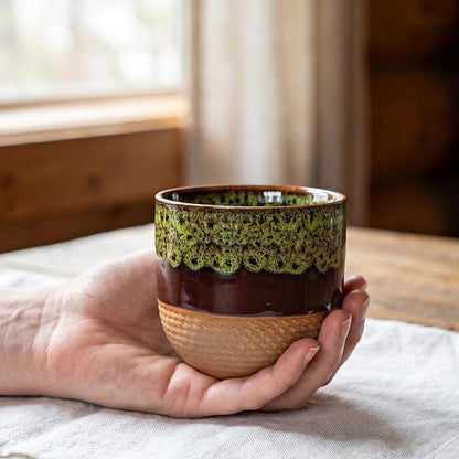 Japanese teacups set of four, suitable - Image 8