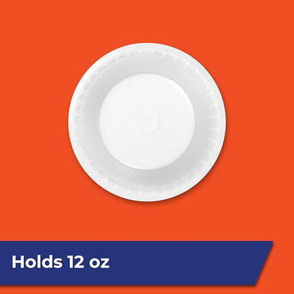 Hefty Everyday Soak Proof Foam Bowls, 50ct | Disposable White Bowls - Image 5