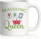 TRENSTIS Mahjong Gifts for Women Ceramic Coffee Mug 11 oz mkb | Mahjong Queen by Unknown