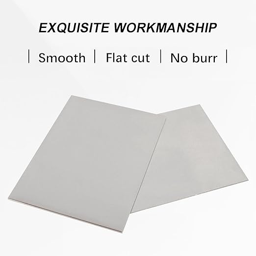 TEN-HIGH 2 Pack 22 Gauge Mild Steel Sheet Metal Plate 12 x 16 Inch Cold Rolled Steel Plate for Professional Industrial Use and DIY Projects - Smooth Surface, Easy to Form and Weld