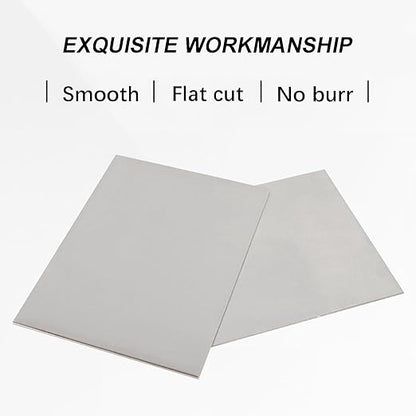 TEN-HIGH 2 Pack 16 Gague Mild Steel Sheet Metal Plate 20 x 20 Inch Cold Rolled Steel Plate for Professional Industrial Use and DIY Projects - Smooth Surface, Easy to Form and Weld