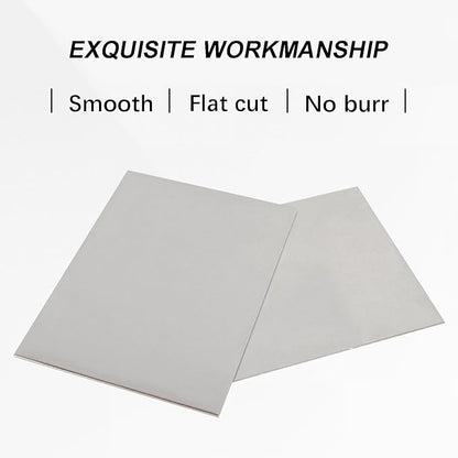 TEN-HIGH 2 Pack 22 Gauge Mild Steel Sheet Metal Plate 8 x 8 Inch Cold Rolled Steel Plate for Professional Industrial Use and DIY Projects - Smooth Surface, Easy to Form and Weld