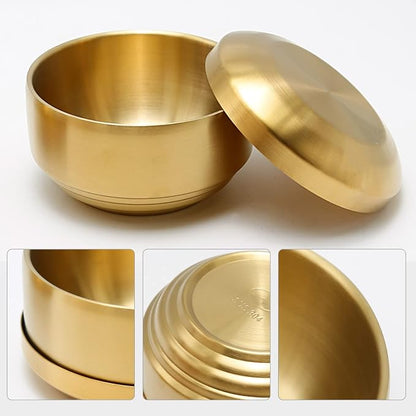Stainless Steel Rice Bowl with Lid, - Image 9