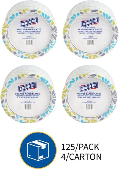 Genuine Joe Printed Paper Plates - Image 7