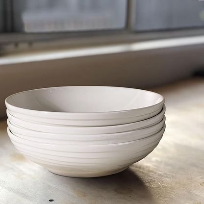 Pasta Bowls 32oz, Ceramic Large Salad Bowls 8 inch, Soup Bowls Set of 4 - Image 8