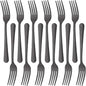 12 Pieces Dinner Fork, Stainless Steel Silverware Forks, 7.1 Inches Metal Fork by KitchenDining