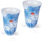 KAMMAK Ceramic Tea Cups Set of 2, 1.7 oz, Vintage Small Teacups, 787N | Hand by KAMMAK