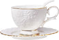Tea Cup and Saucer Set for 1, 6.8 Oz | Coffee Cup by Unknown