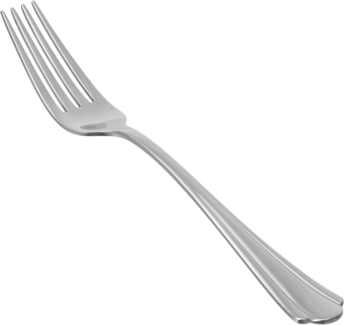 Amazon Basics Stainless Steel Dishwasher Safe Dinner Forks by AmazonBasics