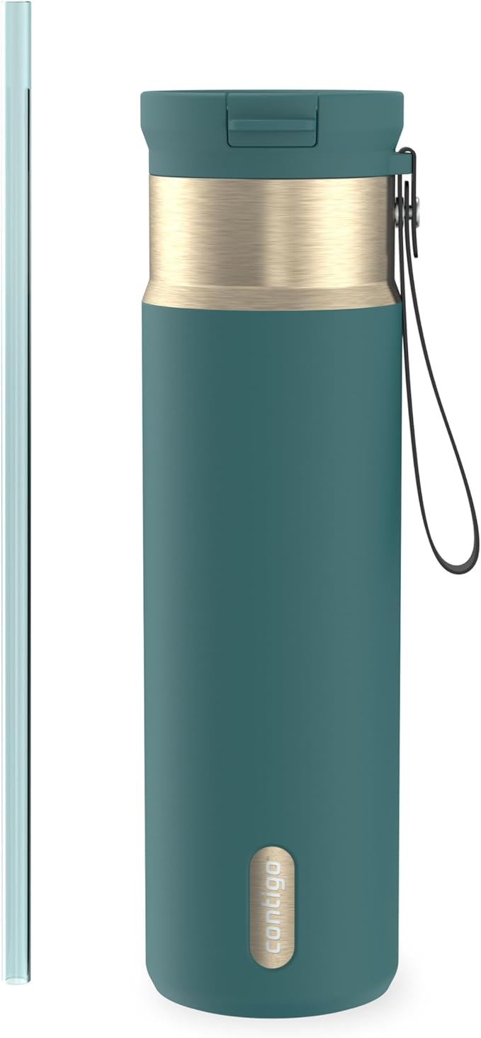 Contigo SnapSeal 24 oz Stainless Steel Vacuum-Insulated Water Bottle by Unknown
