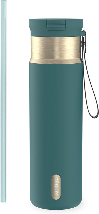 Contigo SnapSeal 24 oz Stainless Steel Vacuum-Insulated Water Bottle by Unknown