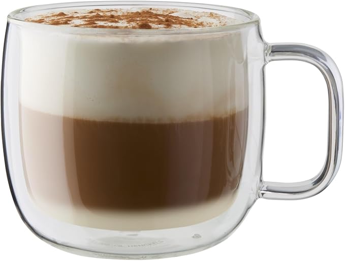 ZWILLING Sorrento Plus 2-pc Double-Wall Glass Cappuccino Mug Set - Image 7