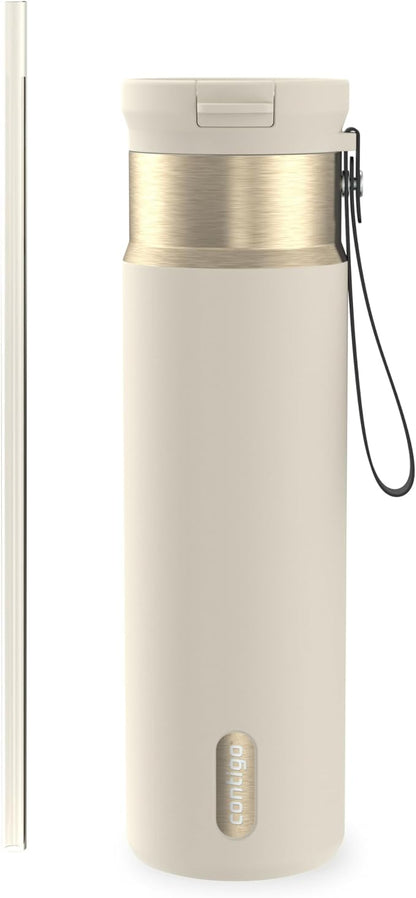 Contigo SnapSeal 24 oz Stainless Steel Vacuum-Insulated Water Bottle by Unknown