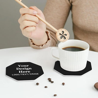 Custom Leather Coasters with Logo Personalized Coasters Bulk | Customized - Image 6