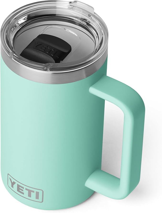 YETI Rambler 24 oz Ceramic Lined Stackable Mug 2.0, Vacuum Insulated, Stainless - Image 2